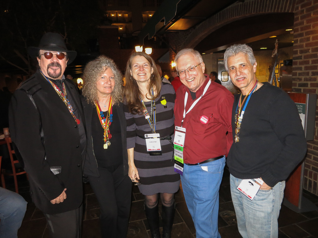 L-R: Robert Hughes, Elaine Hughes, Christine Walsh-Newton, Robert Kunesh, Jim LaSala. Photo courtesy: Paul Bernstein